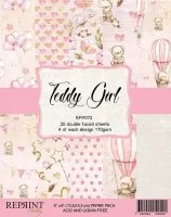 Reprint - Teddy Girl - 6"x6" - Paper Pack