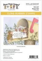 House-Mouse Mouse Mail Spellbinders Rubber Stamp