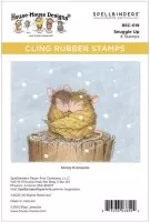 House-Mouse Snuggle Up Spellbinders Rubber Stamp