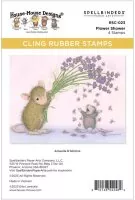 House-Mouse Flower Shower Spellbinders Rubber Stamp