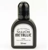 StazOn Metallic Inker - Silver - Tsukineko
