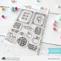 Red Envelope - Clear Stamps - Mama Elephant