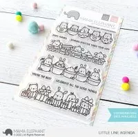 Little Line Agenda - Clear Stamps - Mama Elephant