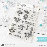 Busy Elves - Clear Stamps - Mama Elephant
