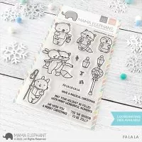 Fa La La - Clear Stamps - Mama Elephant