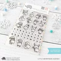 Little Merrysign Agenda - Clear Stamps - Mama Elephant
