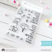 Peekabuddies Clear Stamps Mama Elephant