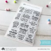 Celebrating You Clear Stamps Mama Elephant