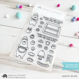 Bakery Bears - Stamp & Die Bundle - Mama Elephant