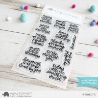 Hi Sweetie Clear Stamps Mama Elephant
