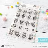 Little Witch Agenda - Clear Stamps - Mama Elephant