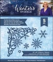 Frosted Snowflake die set Winter's Sparkle crafters companion