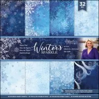 Winter's Sparkle - Paper Pad - 12"x12" - Crafters Companion