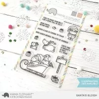 Santa´s Sleigh - Clear Stamps - Mama Elephant