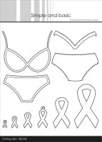 Simple and Basic Bikini Bra Set dies