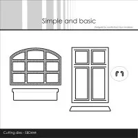Simple and Basic Barn Window & Balcony Box dies