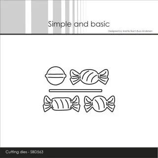 Simple and Basic Lollipop and Sweets dies