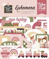 Special Delivery Baby Girl Ephemera Die Cut Embellishment Echo Park Paper Co