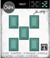Stacked Tiles Rectangles - Thinlits - Dies - Tim Holtz - Sizzix