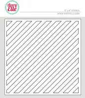 Diagonal Stripes - Stencil - Avery Elle