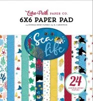 echo park Sea Life 6x6 inch paper pad