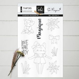 SO' Magic: Doudoux magiques 1 - Clear Stamps - Sokai