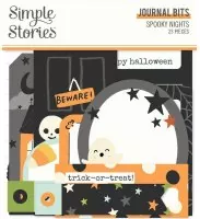 Spooky Nights - Journal Bits - Die Cut Embellishment - Simple Stories
