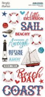 Simple Vintage Vintage Seas - Foam Stickers - Simple Stories