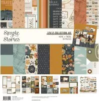 Here & There - Collection Kit - 12"x12" - Simple Stories