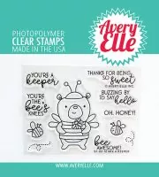 Bee A Keeper - Clear Stamps - Avery Elle