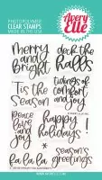 Wreath Tag Sentiments - Clear Stamps - Avery Elle