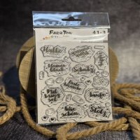 Stempel: Wimpelliebe -3 / Kleine Göhr.e Design Nr. 41-3 - Clear Stamps - FarbTon Papier