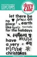 Corner Sentiments Holiday - Clear Stamps
