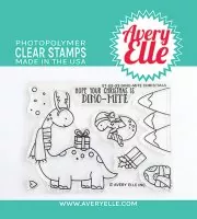 Dino-mite Christmas - Clear Stamps - Avery Elle