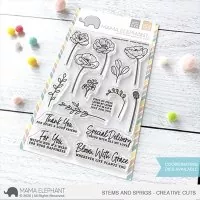 Stems and Sprigs - Clear Stamps - Mama Elephant
