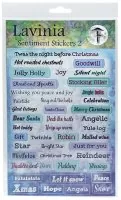 Christmas Word Collection - Sentiments - Journaling Stickers Set 2 - Lavinia