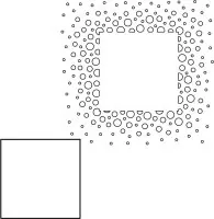 Confetti Square - Stencil - WOW