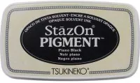 StazOn Pigment - Piano Black - Ink Pad - Tsukineko