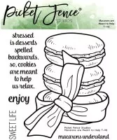 Macarons are Meant to Help - Clear Stamps - Picket Fence Studios