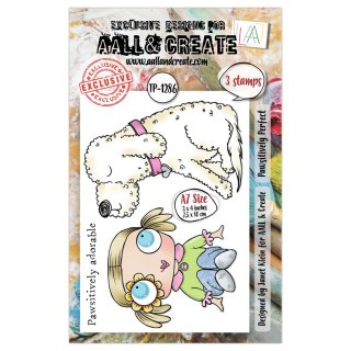 aall create clear stamp A Year In Bloom Pawsitively Perfect