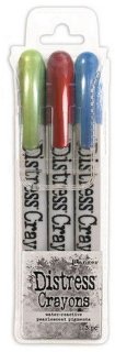 Tim Holtz Distress Holiday Crayons - Pearl Set 3 - Ranger