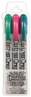 Tim Holtz Distress Holiday Crayons - Pearl Set 4 - Ranger