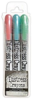 Tim Holtz Distress Holiday Crayons - Pearl Set 6 - Ranger