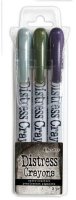 Tim Holtz Distress Halloween Crayons - Pearl Set 6 - Ranger