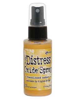 Distress Oxide Spray - Fossilized Amber - Tim Holtz