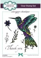 Designer Boutique - Doodle Hummingbird Clear Stamps Creative Expressions