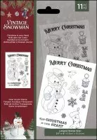 Vintage Snowman - Christmas in your Heart - Clear Stamps - Crafters Companion