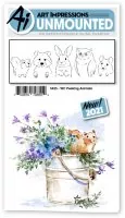 WC Peeking Animals - Watercolor Stamps - Art Impressions