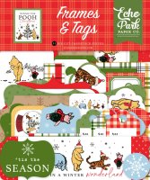 Winnie The Pooh Christmas - Frames & Tags - Die Cut Embellishment - Echo Park Paper Co