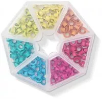Eyelets & Storage Case Bright - We R Memory Keepers